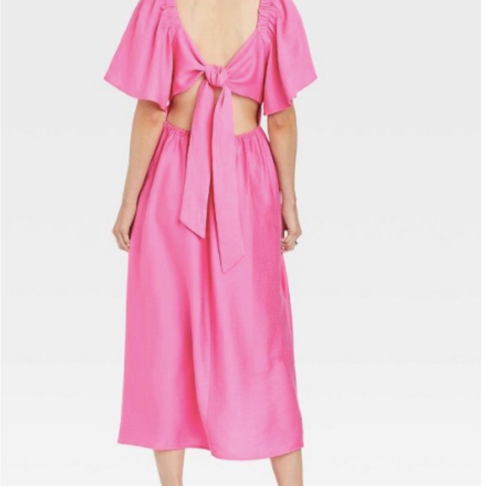 Plus size open back dress NWOT
